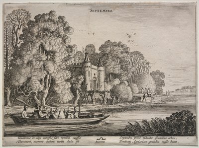 Dwanaście miesięcy: wrzesień autorstwa Jan van de Velde II