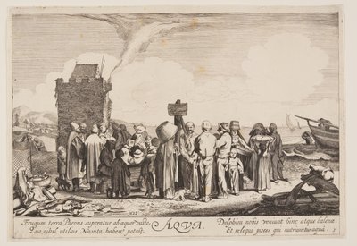 Woda, z książki Cztery żywioły autorstwa Jan van de Velde II