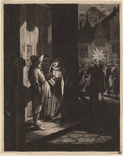 Gwiazda królów, nocny kawałek autorstwa Jan van de Velde II after Pieter Molijn