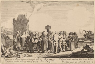 Woda autorstwa Jan van de Velde II after Willem Buytewech