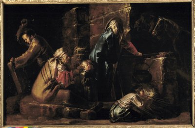 Obóz Czechów (olej na płótnie) autorstwa Jan van de Venne