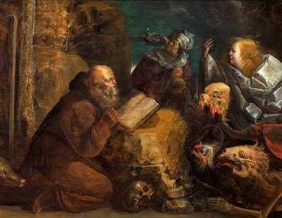 Kuszenie św. Antoniego autorstwa Jan van de Venne