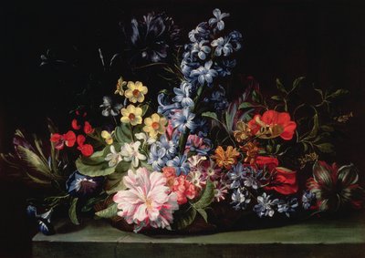 Kosz kwiatów autorstwa Jan van den Hecke
