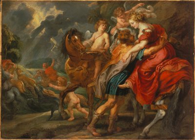 Dydona i Eneasz autorstwa Jan van den Hoecke