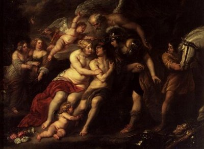 Herkules między wadą a cnotą autorstwa Jan van den Hoecke