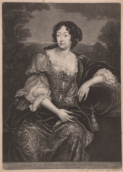 Isabelle d’Orleans, księżna de Guise autorstwa Jan van der Bruggen