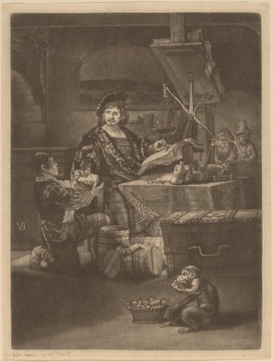 Jan Uytenbogaert autorstwa Jan van der Bruggen after Rembrandt van Rijn