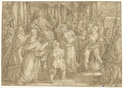 Chrystus przed Piłatem autorstwa Jan van der Straet