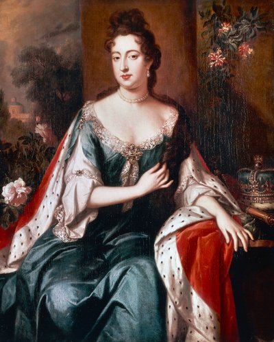 Królowa Maria II, c.1692-94 (olej na płótnie) autorstwa Jan van der Vaardt