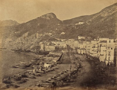 Salerno z okna hotelu autorstwa Jane Martha St. John