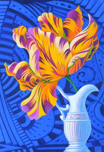 Tulipan, 2014, autorstwa Jane Tattersfield