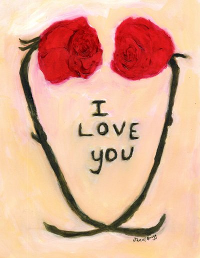 Valentine, ok. 2020 (akwarela i kazeina na papierze) autorstwa Janel Bragg