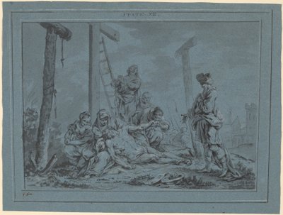 Lamentacja (STACJA XIII) autorstwa Januarius Zick