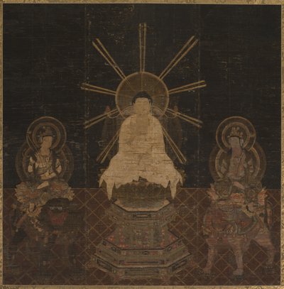 Triada Siakjamuniego autorstwa Japan, Kamakura period