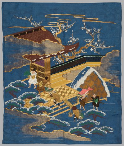 Haftowana Fukusa autorstwa Japan, late 19th early 20th century