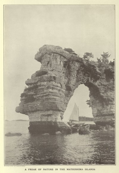 Wybryk natury na Wyspach Matsushima autorstwa Japanese Photographer