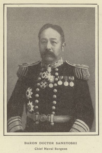 Baron Doktor Saneyoshi, Główny Chirurg Morski autorstwa Japanese Photographer
