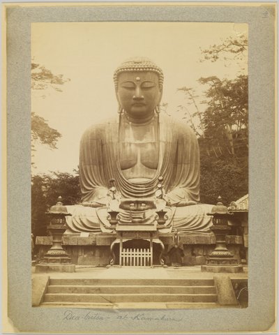 Świetnie w kamakura, Japonia (b / w p hot) autorstwa Japanese Photographer