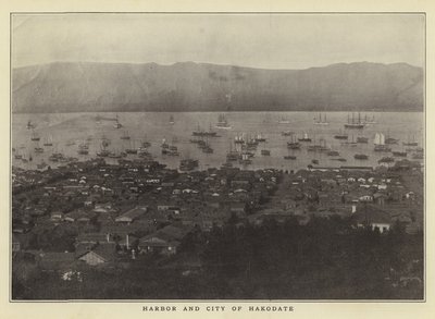 Port i miasto Hakodate autorstwa Japanese Photographer
