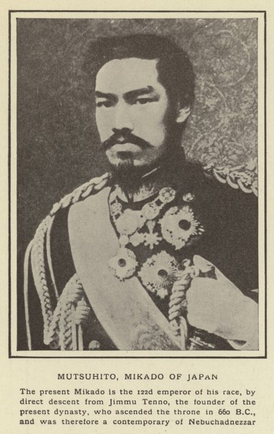 Mutsuhito, Mikado of Japan autorstwa Japanese Photographer