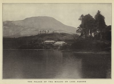 Pałac Mikado nad jeziorem Hakone autorstwa Japanese Photographer
