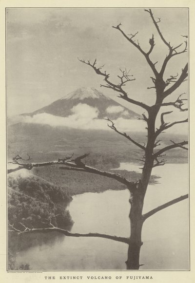 Wygasły wulkan Fujiyama autorstwa Japanese Photographer