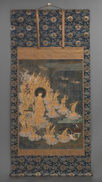 Figurka Amida ni Jugo Bodhisattwa Laigo autorstwa Japanese School