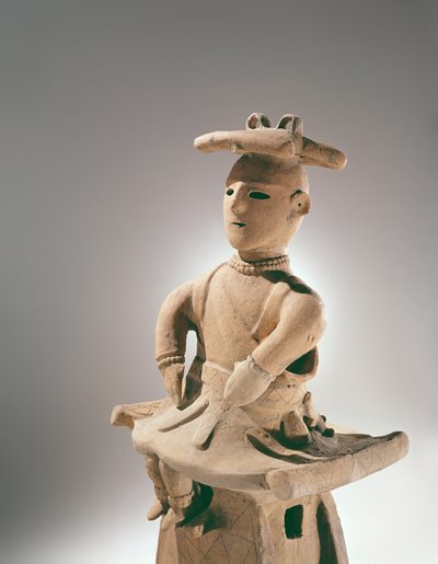 Figurka dziecięca, okres archaiczny (terakota) autorstwa Japanese School