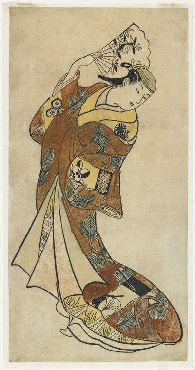 Handa Fujimurą? II w scenie tańca, lata 1720 autorstwa Japanese School
