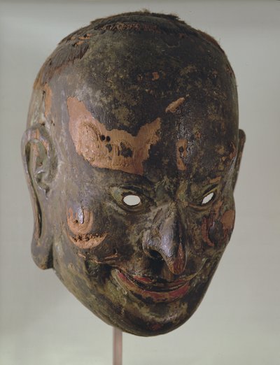 Głowa Devy, okres Nara (710-794) autorstwa Japanese School