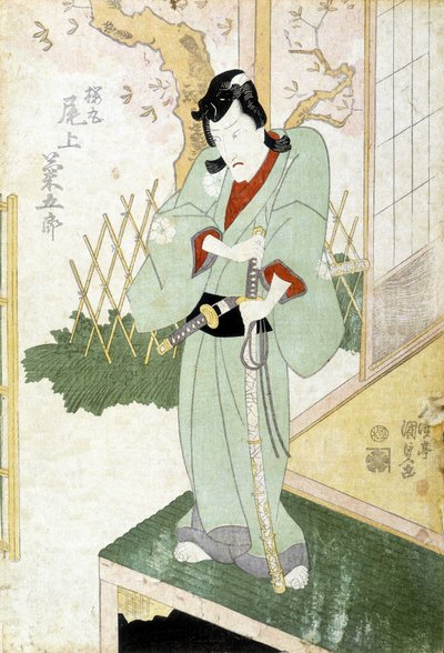 Japońska grafika: Samurai, b.d. autorstwa Japanese School