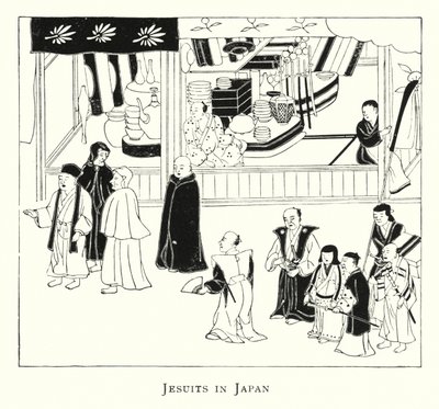 Jezuici w Japonii (lito) autorstwa Japanese School
