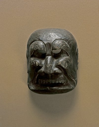 Kyogen theater mask autorstwa Japanese School