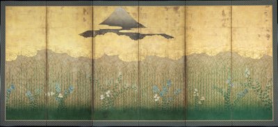 Musashino - Anonim - XVII wiek - Akwarela i tusz na papierze - 155,5x363 - Suntory Museum of Art autorstwa Japanese School