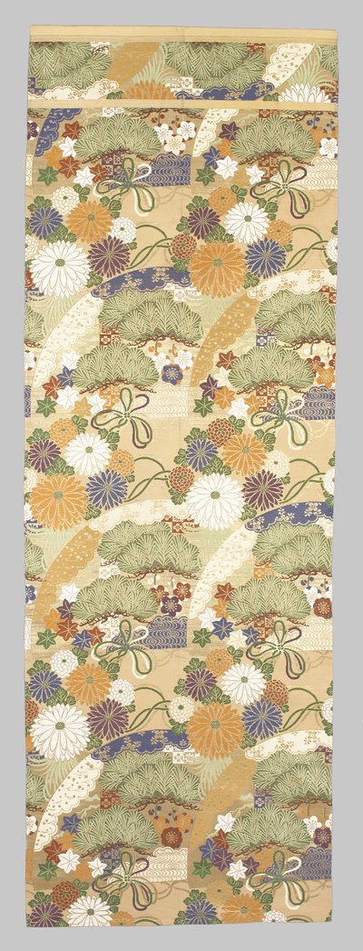 Fragment Obi autorstwa Japanese School