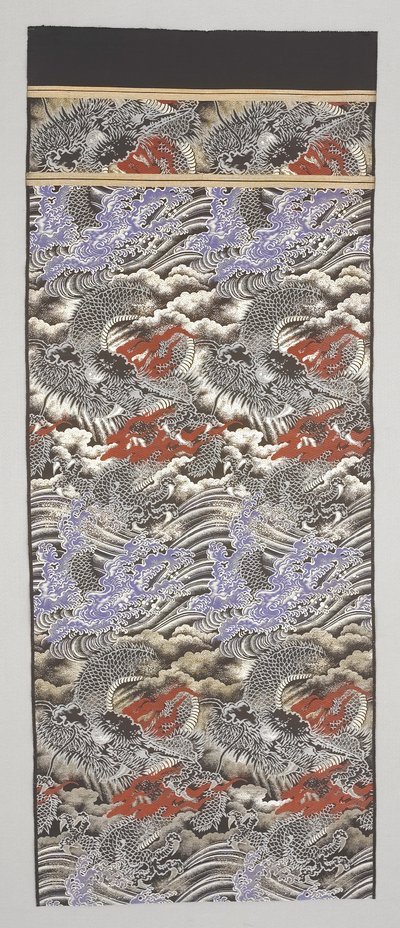 fragment Obi autorstwa Japanese School