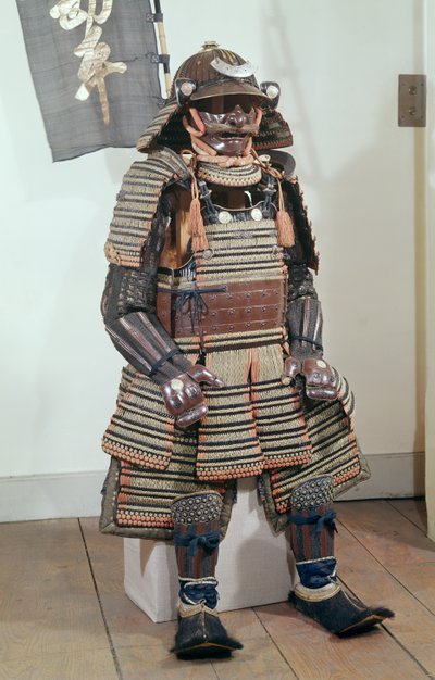Zbroja samurajskich wojowników autorstwa Japanese School