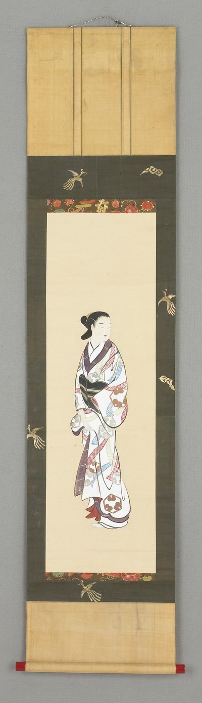 Stojąca postać kobiety, około 1800 autorstwa Japanese School