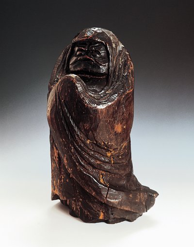 Statuetka przedstawiająca Darumę (Bodhidharmę, Założyciela i pierwszego patriarchę Zen) autorstwa Japanese School