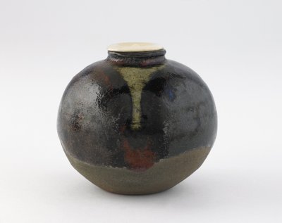 Tea caddy, bunrin type, Kyoto, Kyoto-fu, Edo period (ceramic) autorstwa Japanese School