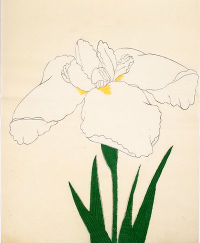 Tsuru-No-Kegoromo, nr 33, 1890 (kolorowa odbitka drzeworytnicza) autorstwa Japanese School