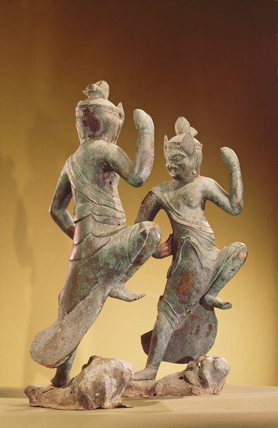زاو ګونګین، د هیان دوره (794-1185) (د ګلټ برونزو) پولی autorstwa Japanese School