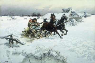 Kulig, 1896 autorstwa Jaroslav Friedrich Julius Vesin