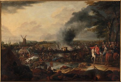 Bitwa pod Ekeren 30 czerwca 1703 r. Między 1703 a 1716 r. autorstwa Jasper Broers