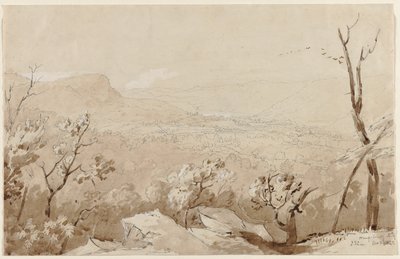 Widok z Łysej Góry, hrabstwo Orange, Nowy Jork, 1843. autorstwa Jasper Francis Cropsey