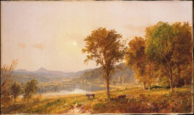 Góry Brimstone i Sugar Loaf widziane z Warwick autorstwa Jasper Francis Cropsey