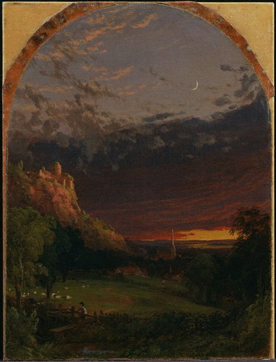 Wieczór autorstwa Jasper Francis Cropsey