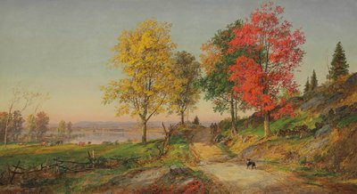 Jezioro Greenwood autorstwa Jasper Francis Cropsey