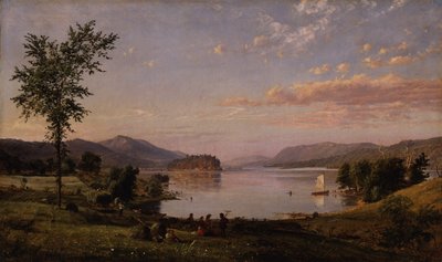 Jezioro Greenwood, New Jersey, 1866 autorstwa Jasper Francis Cropsey
