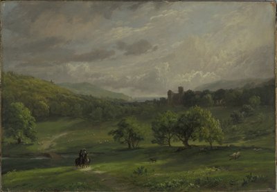 Zamek Lulworth autorstwa Jasper Francis Cropsey